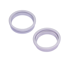 PURPLE BACK CAMERA BEZEL RING ONLY (2 PIECE SET) COMPATIBLE FOR IPHONE 14 / 14 PLUS