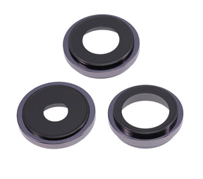 DEEP PURPLE BACK CAMERA LENS WITH BRACKET & BEZEL (3 PIECE SET) COMPATIBLE FOR IPHONE 14 PRO / 14 PRO MAX