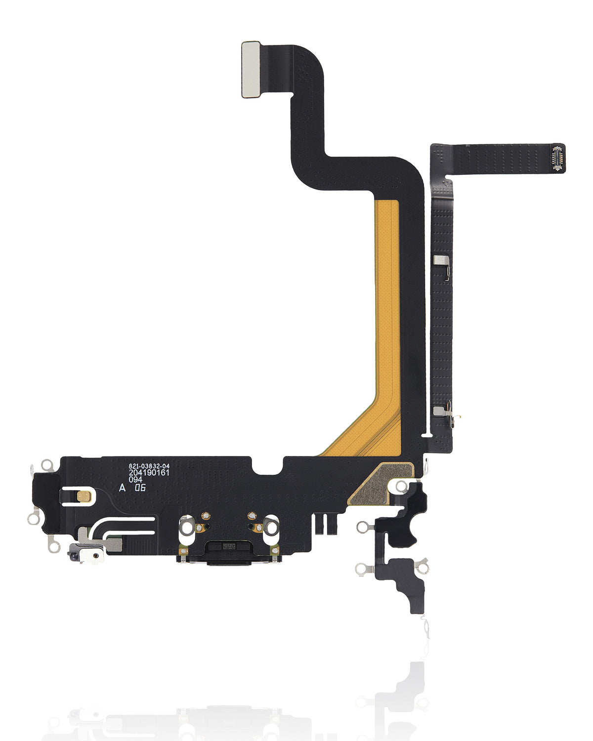 SPACE BLACK CHARGING PORT FLEX CABLE COMPATIBLE WITH IPHONE 14 PRO MAX