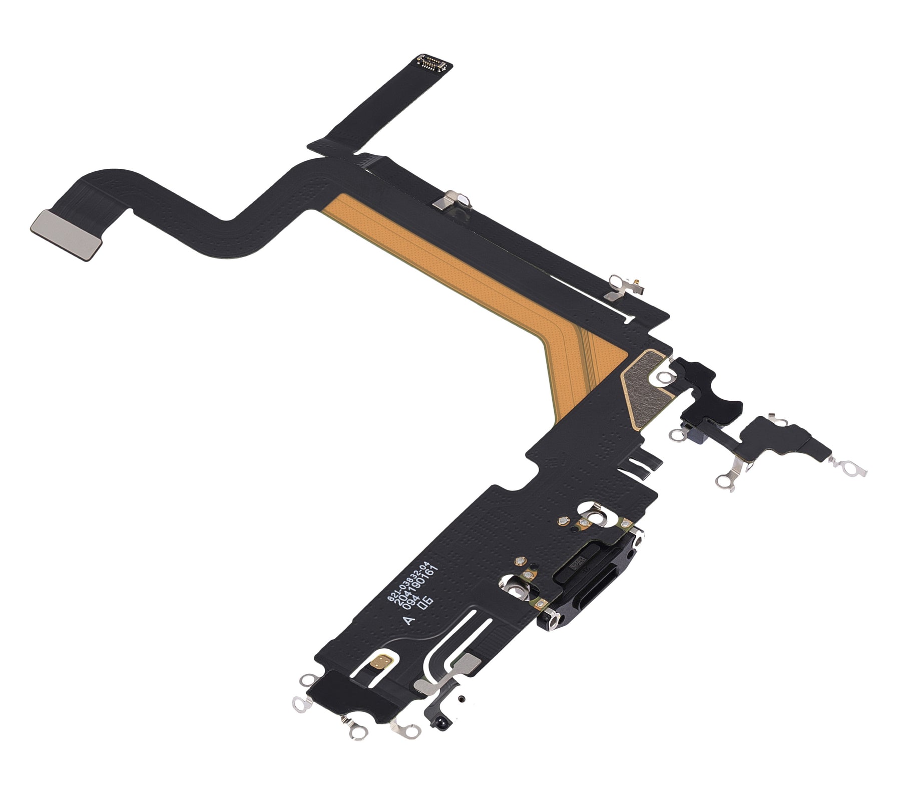 SPACE BLACK CHARGING PORT FLEX CABLE COMPATIBLE WITH IPHONE 14 PRO MAX