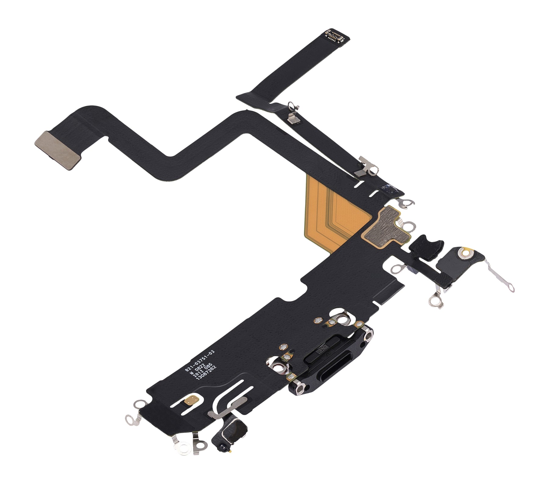 SPACE BLACK CHARGING PORT FLEX CABLE COMPATIBLE WITH IPHONE 14 PRO