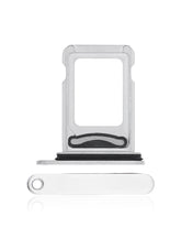 SILVER DUAL SIM CARD TRAY COMPATIBLE FOR IPHONE 13 PRO / 13 PRO MAX