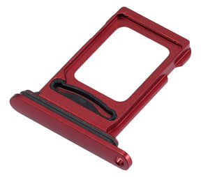 RED DUAL SIM CARD TRAY COMPATIBLE WITH IPHONE XR