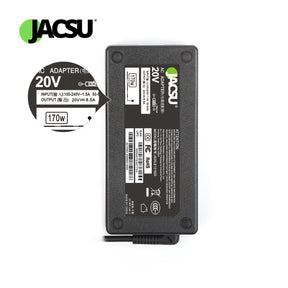 Jacsu 20V 8.5A 170W USB AC Laptop Adapter Charger for Lenovo Legion Y720-15 Y7000P P50 P51 P70 P71 W540 W541