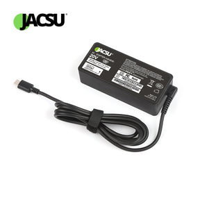 Jacsu 65W 20V 3.25A Type USB C Adapter Laptop Charger for Lenovo ThinkPad T480 T580 X280 X380 E580 L380