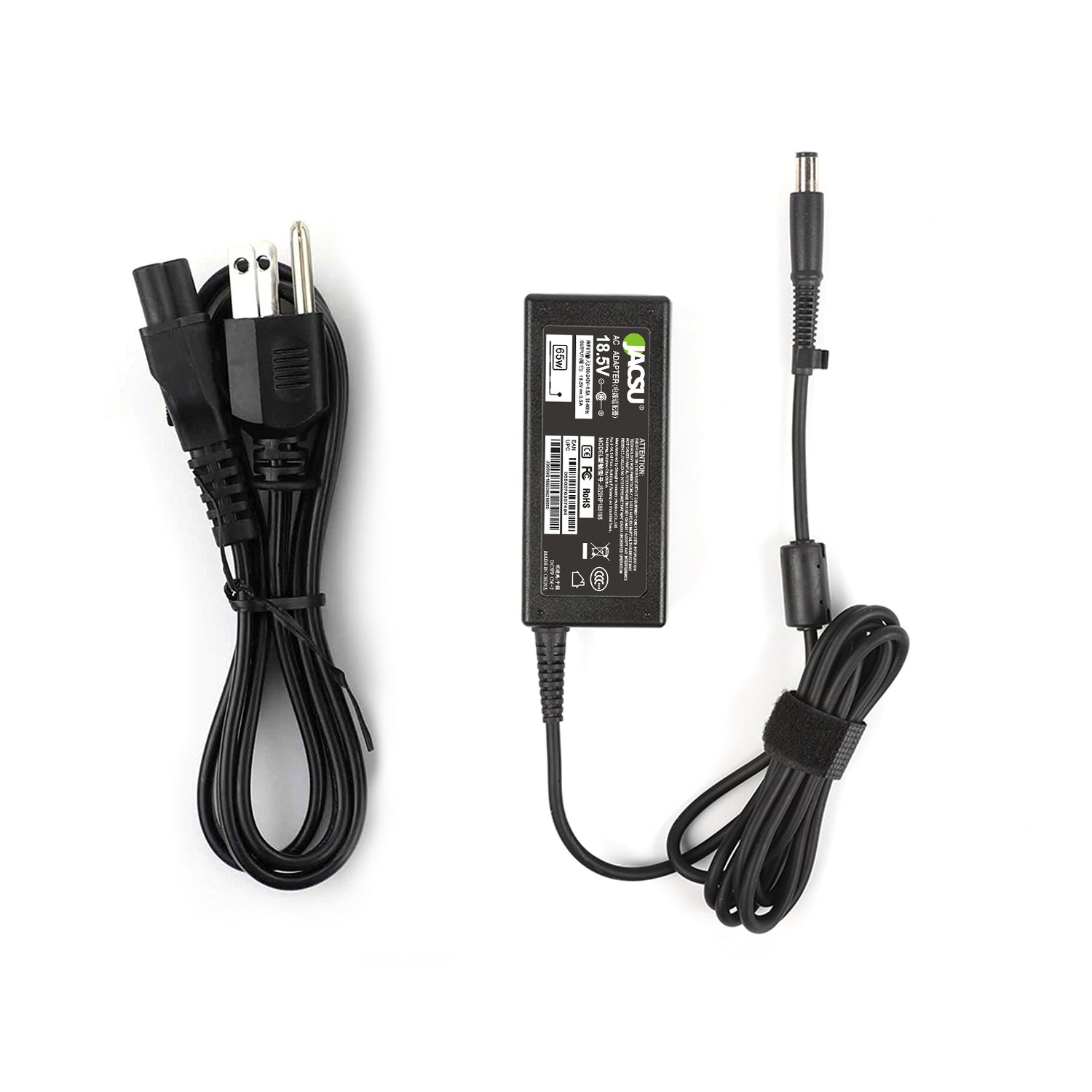 Jacsu 18.5V 3.5A 7.4*5.0mm 65W AC Laptop Adapter Charger For HP Compaq Pavilion G6 DV5 DV6 DV7 DV4 G50 G60 N193