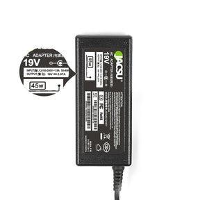 Jacsu 19V 2.37A 45W Pin Size 3.0x1.1 Laptop Ac Power Adapter Charger for Acer Aspire s7 391 V3-371 ES1-512-P84G