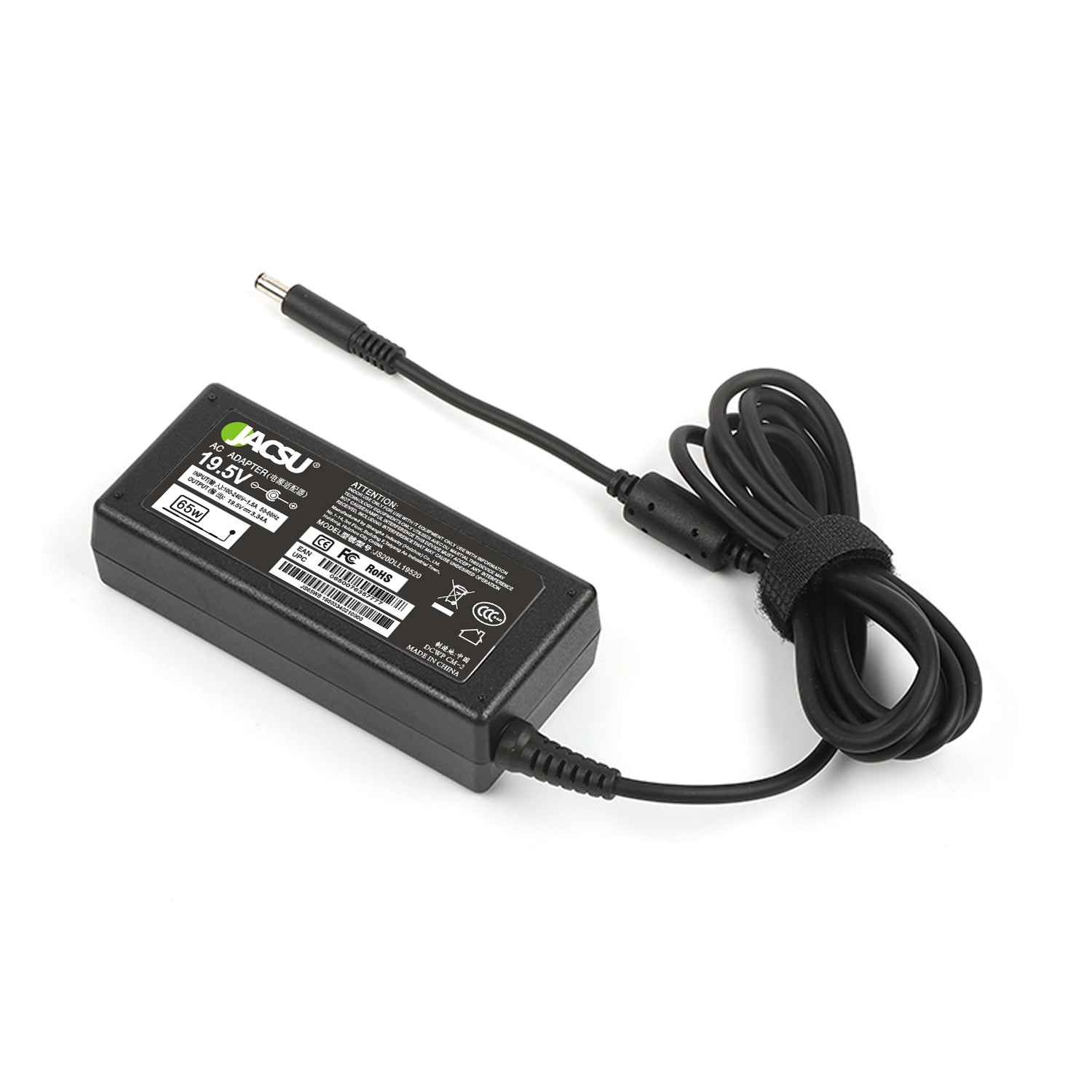 Jacsu 19.5V 3.34A 4.5*3.0mm 65W Laptop AC Power Adapter Charger for Dell Inspiron 15 5558 3558 3551 3552 5551