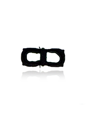 BLACK LOUDSPEAKER / MIC MESH (10 PACK) COMPATIBLE FOR IPHONE XR