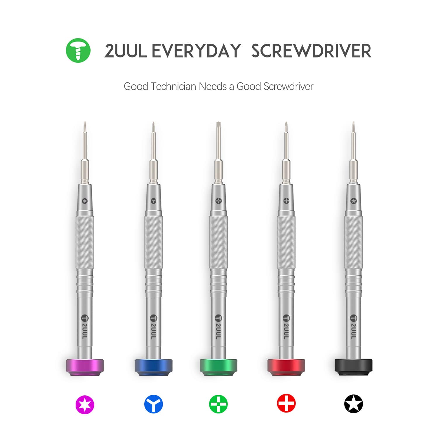 2UUL EVERYDAY SCREWDRIVER FOR PHONE REPAIR