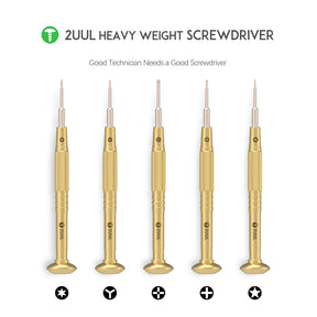 2UUL BRASS HANDLE HEAVY WEIGHT SCREWDRIVER FOR PHONE REPAIR