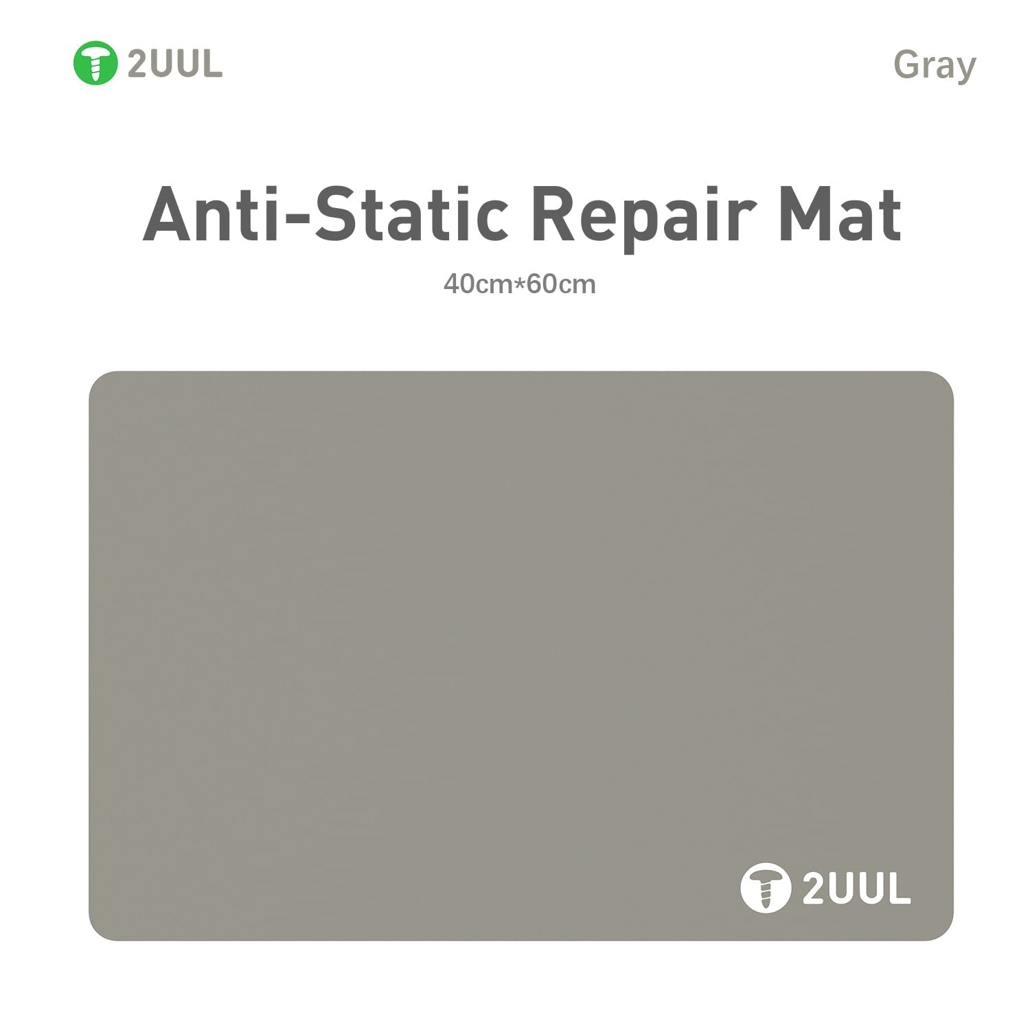 2UUL GREY ANTI-STATIC MAT 40*60CM