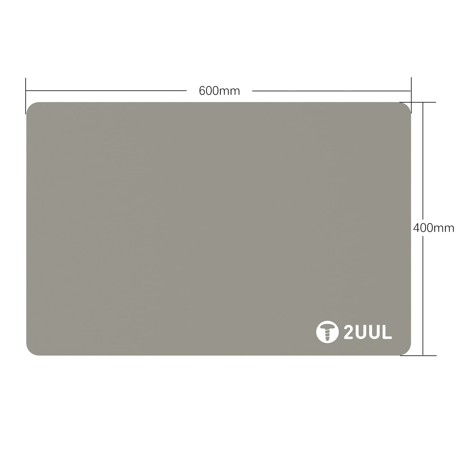 2UUL GREY ANTI-STATIC MAT 40*60CM