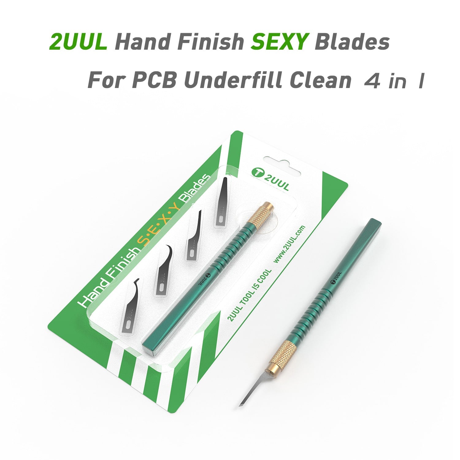 2UUL HAND FINISH SEXY BLADES SET FOR PCB UNDERFILL CLEAN