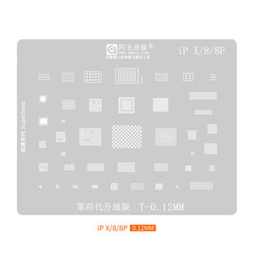 AMAOE BGA REBALLING STENCIL TEMPLATE FOR IPHONE 6-13PROMAX