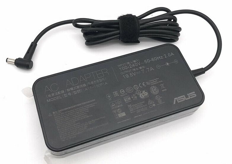 Asus Original AC Adapter Charger 19.5V 7.7A 150W (Plug Size: 5.5x2.5mm) for Asus G53S G53SX G53J G53JW G73S G73SW G73