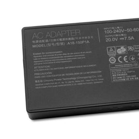 Asus Laptop AC Adapter Charger 20V 7.5A 150W (Plug Size: 6.0x3.7mm)