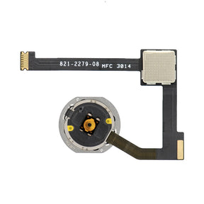 BLACK HOME BUTTON ASSEMBLY WITH FLEX CABLE RIBBON FOR IPAD AIR 2 / IPAD MINI 4 / IPAD PRO 12.9" 1ST