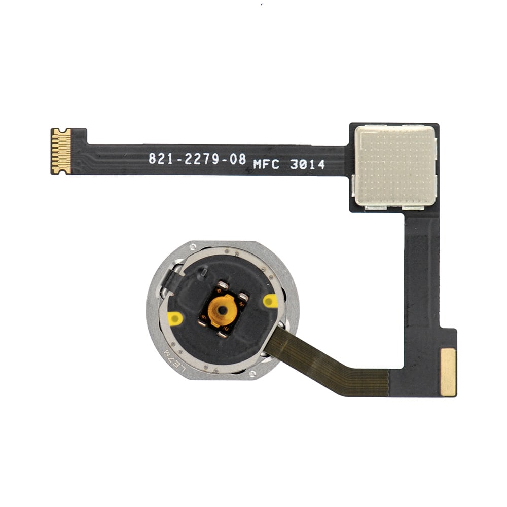 SILVER HOME BUTTON ASSEMBLY WITH FLEX CABLE RIBBON FOR IPAD AIR 2 / IPAD MINI 4 / IPAD PRO 12.9" 1ST
