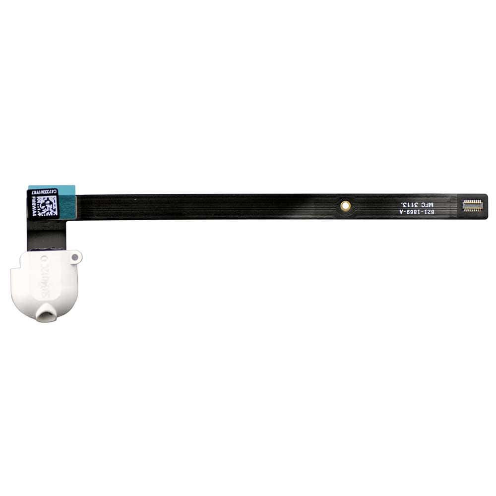 WHITE AUDIO EARPHONE JACK FLEX CABLE FOR IPAD AIR