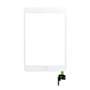 TOUCH SCREEN DIGITIZER ASSEMBLY WITH GOLD HOME BUTTOM FOR IPAD MINI 3- WHITE