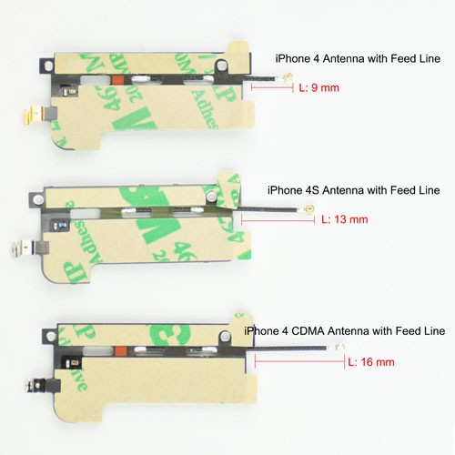 CDMA CELLULAR SIGNAL ANTENNA FLEX CABLE WITH FEED LINE FOR IPHONE 4