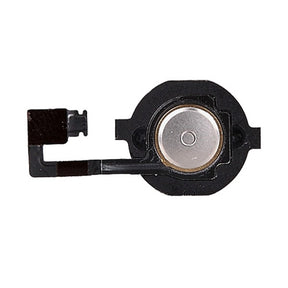 BLACK HOME BUTTON WITH FLEX CABLE COMPATIBLE WITH IPHONE 4