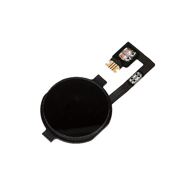 BLACK HOME BUTTON WITH FLEX CABLE COMPATIBLE WITH IPHONE 4