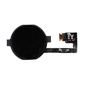 BLACK HOME BUTTON WITH FLEX CABLE COMPATIBLE WITH IPHONE 4