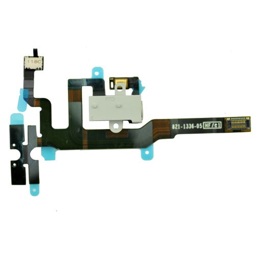 HEADPHONE AUDIO JACK FLEX CABLE FOR IPHONE 4S - WHITE