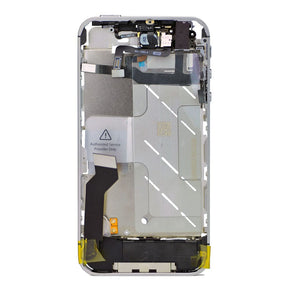 MID FRAME BEZEL FULL ASSEMBLY FOR IPHONE 4S - SILVER