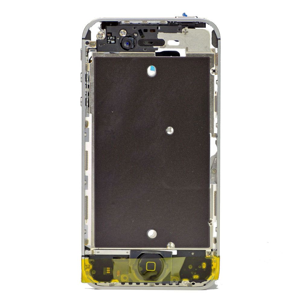 MID FRAME BEZEL FULL ASSEMBLY FOR IPHONE 4S - SILVER