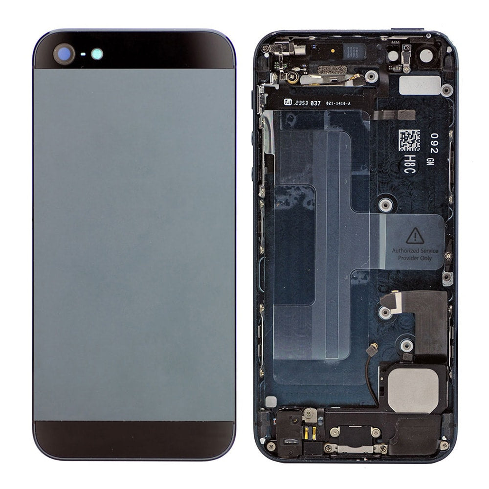 BLACK BACK HOUSING COVER ASSEMBLY FOR IPHONE 5