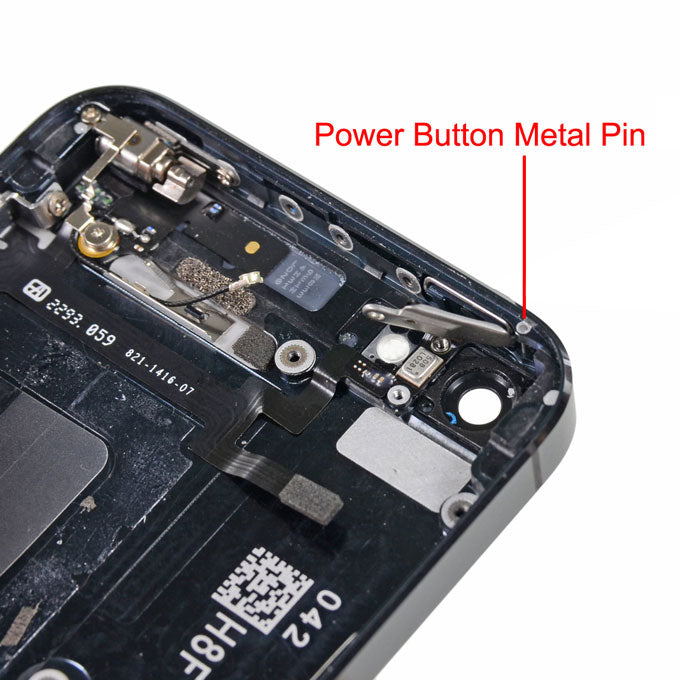 POWER BUTTON METAL PIN FOR IPHONE 5/5S