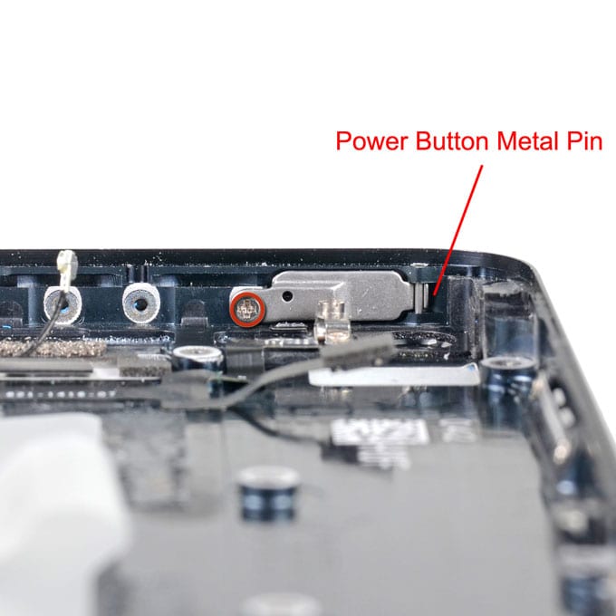 POWER BUTTON METAL PIN FOR IPHONE 5/5S