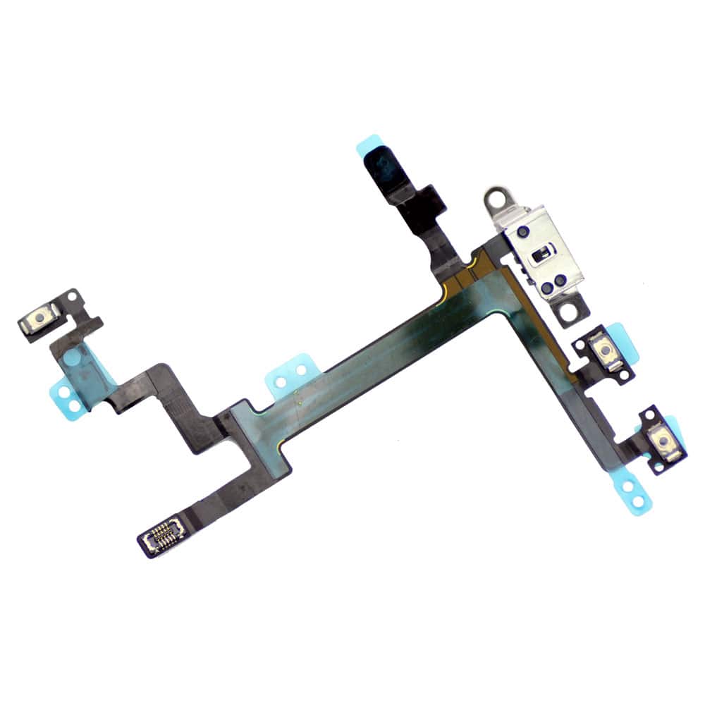 POWER ON/OFF FLEX CABLE WITH METAL PLATE FOR IPHONE 5