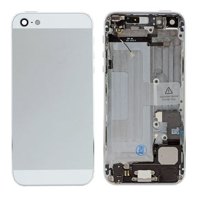 SILVER BACK HOUSING COVER ASSEMBLY FOR IPHONE 5