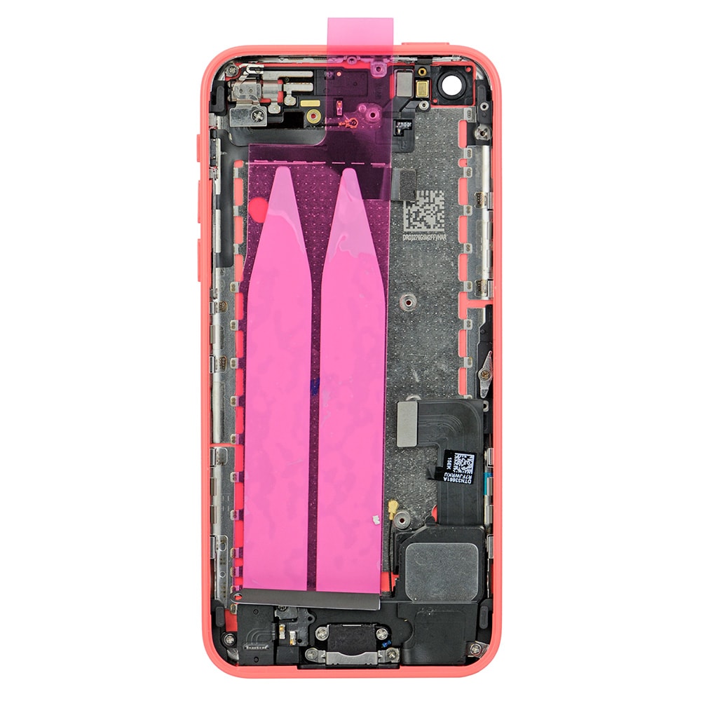 BACK COVER FULL ASSEMBLY FOR IPHONE 5C - PINK