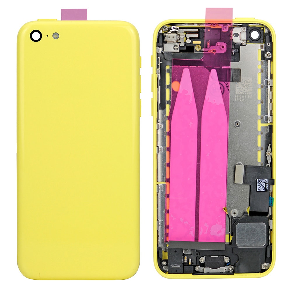 BACK COVER FULL ASSEMBLY FOR IPHONE 5C - YELLOW