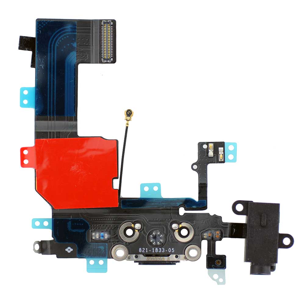 DOCK CONNECTOR FLEX CABLE FOR IPHONE 5C - BLACK