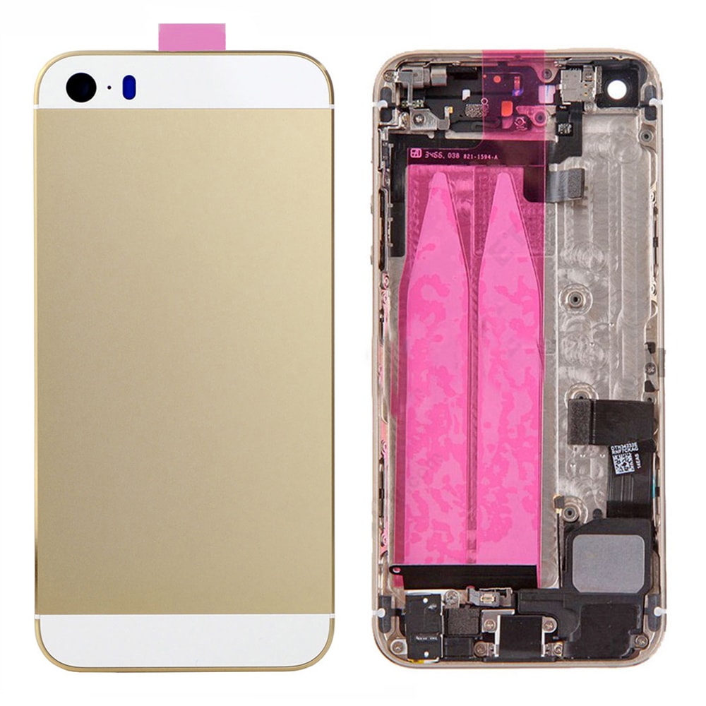 BACK COVER FULL ASSEMBLY FOR IPHONE 5S - GOLD