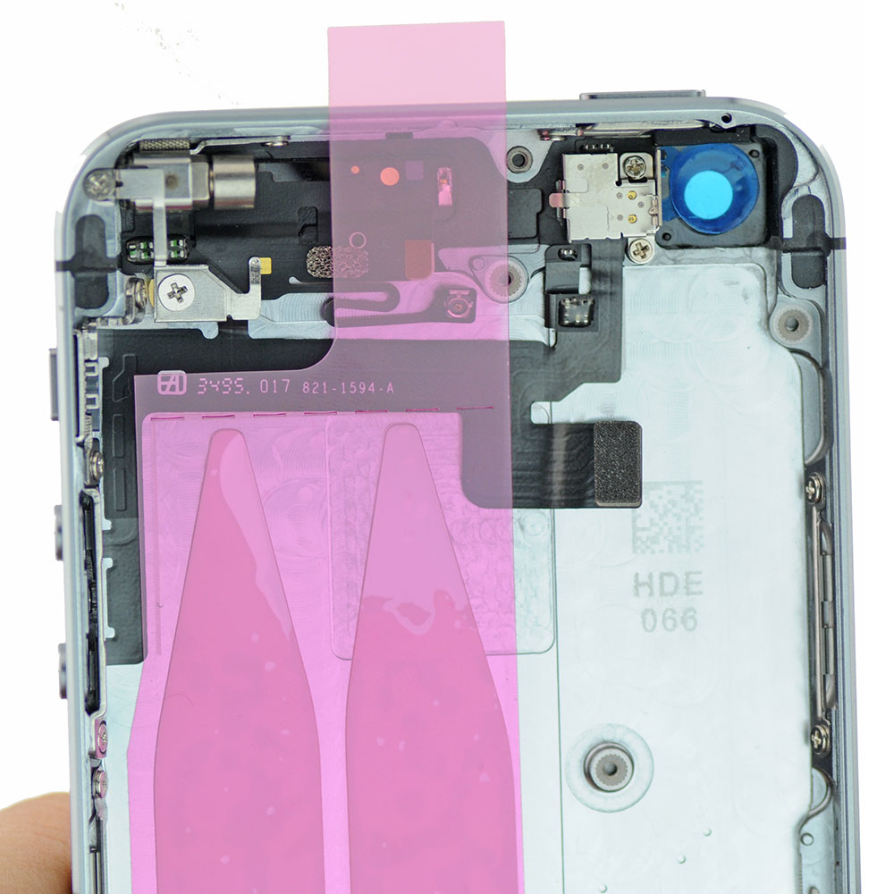 BACK COVER FULL ASSEMBLY FOR IPHONE 5S - GRAY