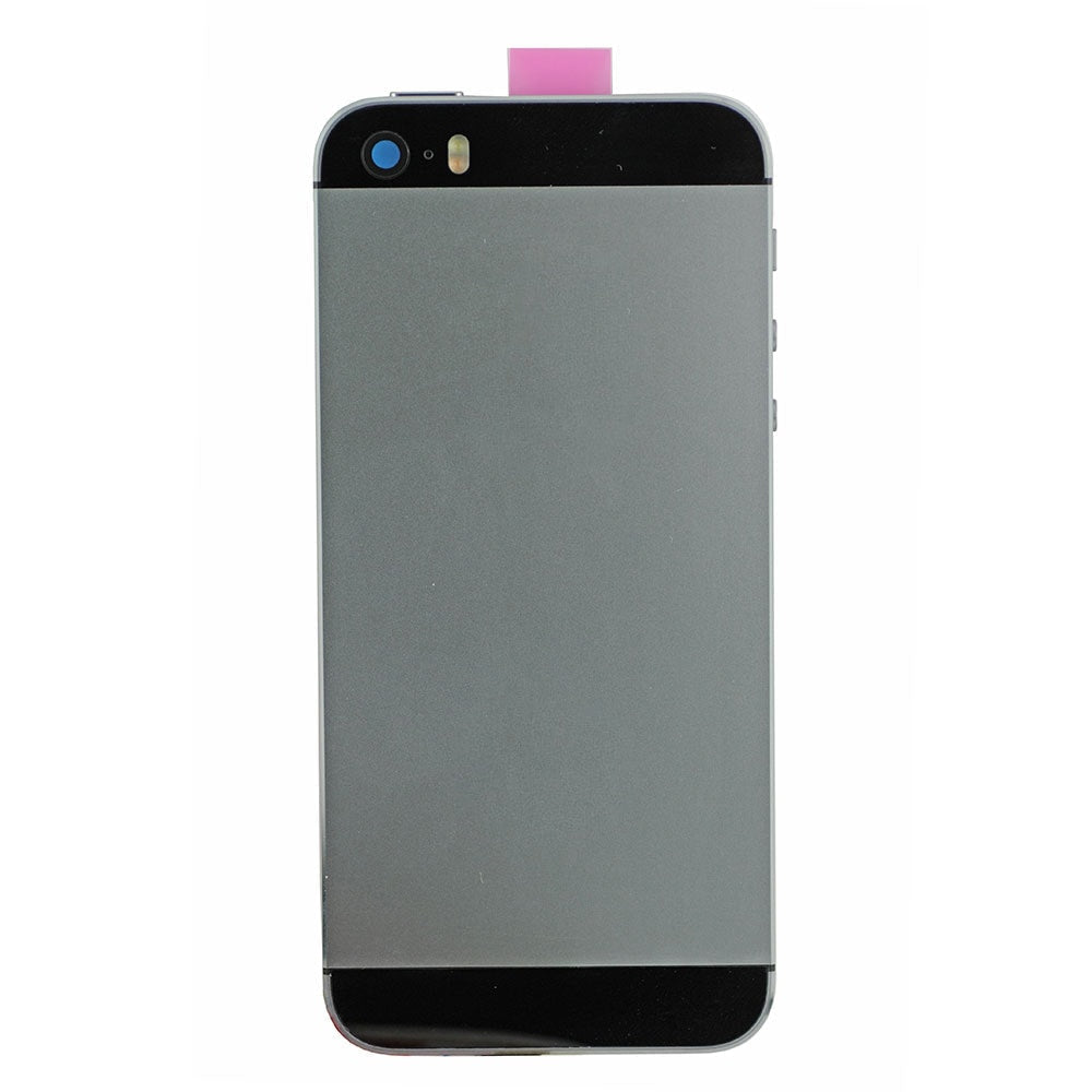 BACK COVER FULL ASSEMBLY FOR IPHONE 5S - GRAY