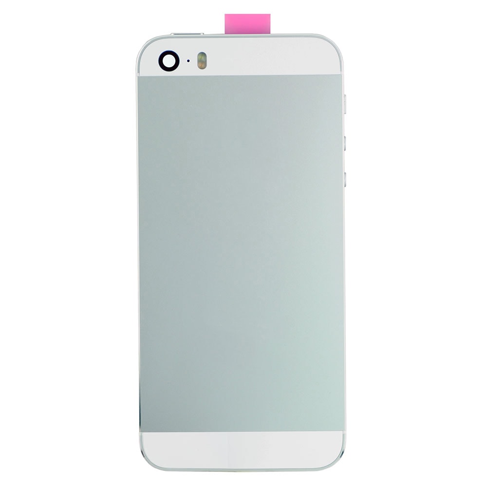 BACK COVER FULL ASSEMBLY FOR IPHONE 5S - SILVER