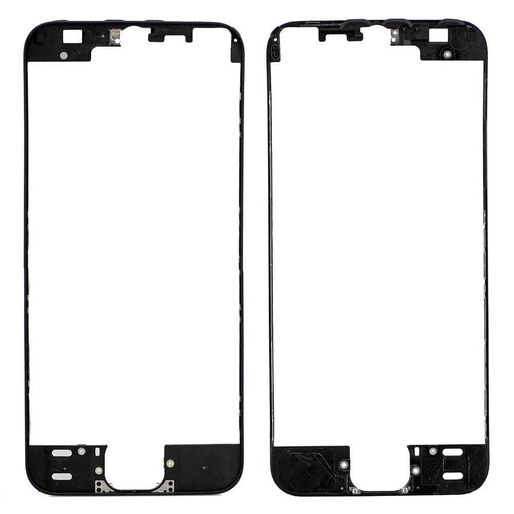 FRONT SUPPORTING FRAME FOR IPHONE 5S/SE - BLACK