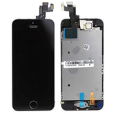 LCD SCREEN FULL ASSEMBLY WITH BLACK RING FOR IPHONE 5S- BLACK