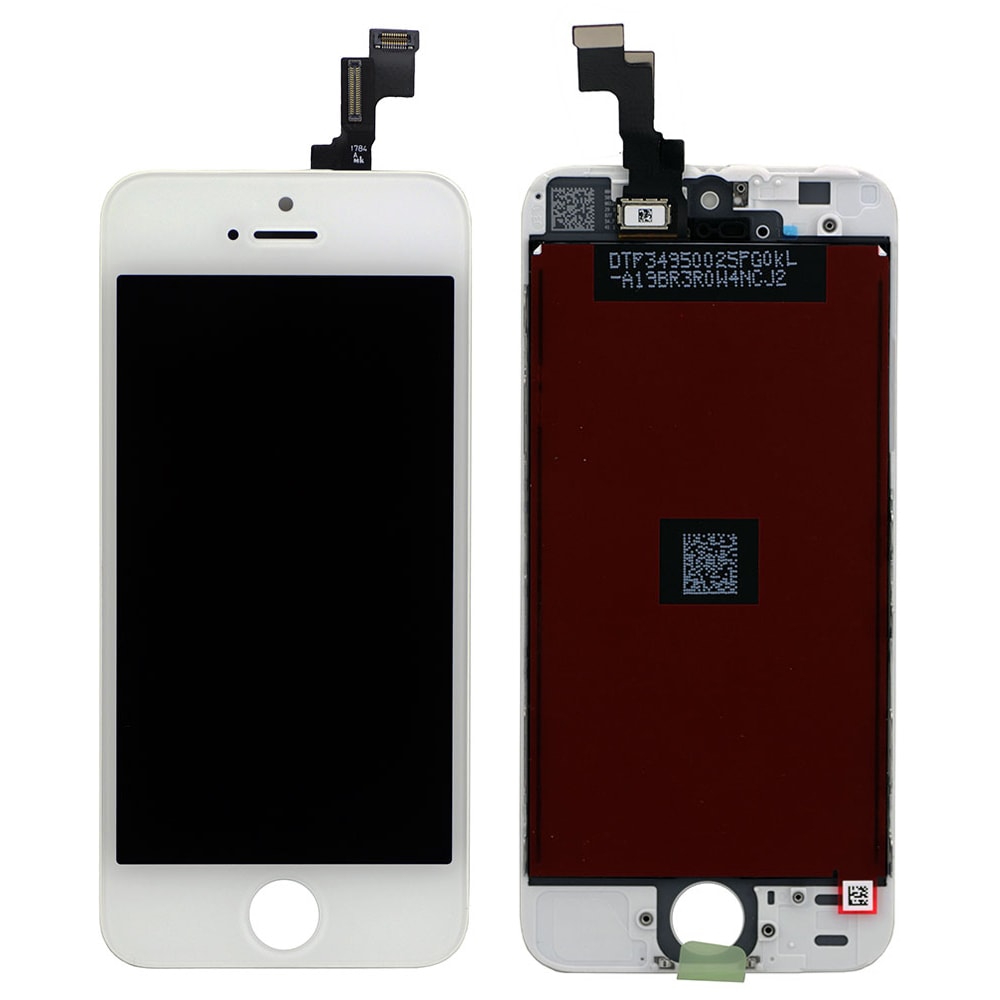LCD WITH DIGITIZER ASSEMBLY FOR IPHONE 5S - WHITE