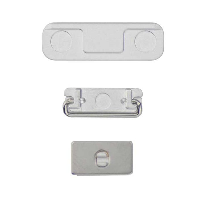 SIDE BUTTONS SET FOR IPHONE 5S/SE - SILVER