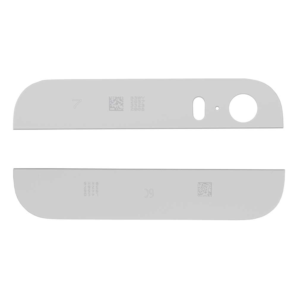 BACK GLASS COVER FOR IPHONE 5S - WHITE
