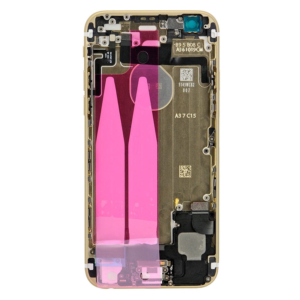 BACK COVER FULL ASSEMBLY FOR IPHONE 6 - GOLD